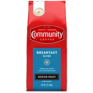 Community Coffee Breakfast Blend Medium Roast Ground 12 oz Gable Top