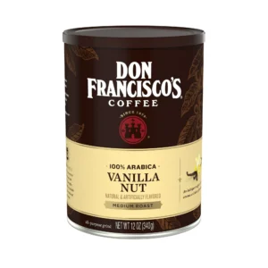 Don Francisco's Premium Vanilla Nut Ground Flavored Coffee: Rich