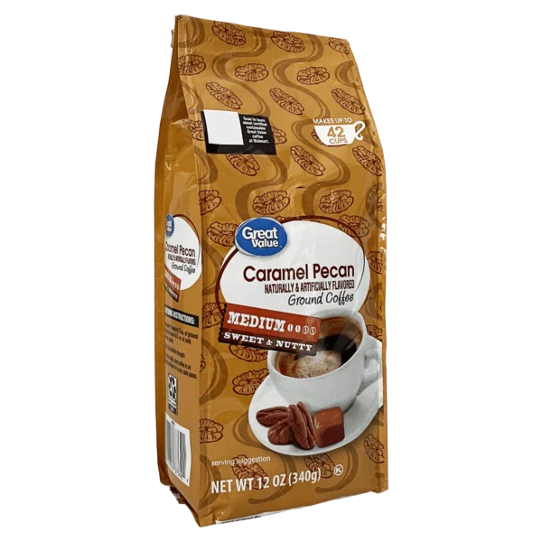 Great Value Caramel Pecan Ground Coffee, 12 oz